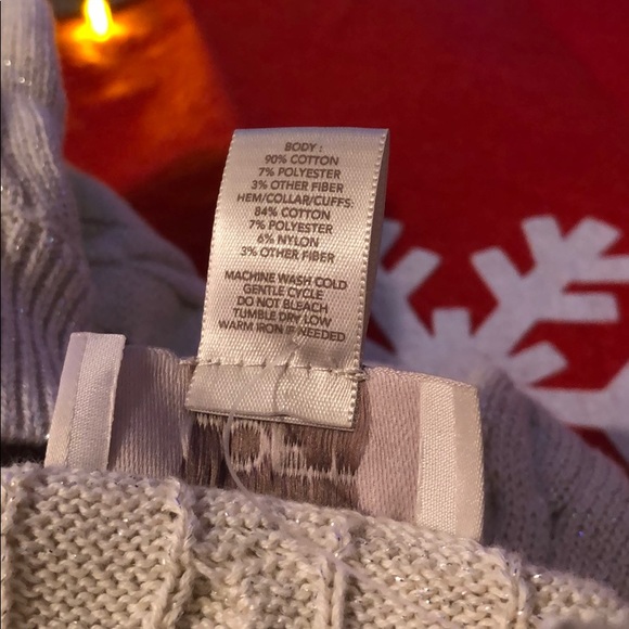 Ann Taylor Loft off white sweater.Size L.NWT.FIRM - Picture 5 of 8